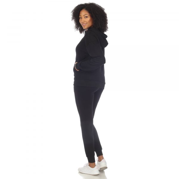 Women's Two Piece Fleece Sweatsuit Set - Image 5