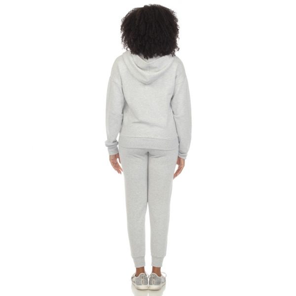 Women's Two Piece Fleece Sweatsuit Set - Image 3