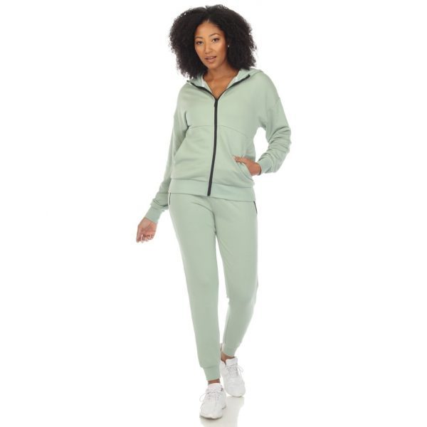 Women's Two Piece Fleece Sweatsuit Set