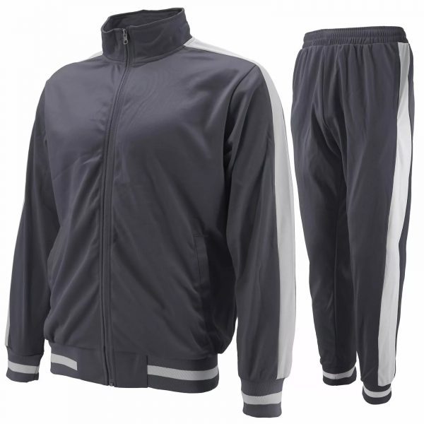 Men's Athletic Slim Fit Sweat Track Suit Set - Image 5