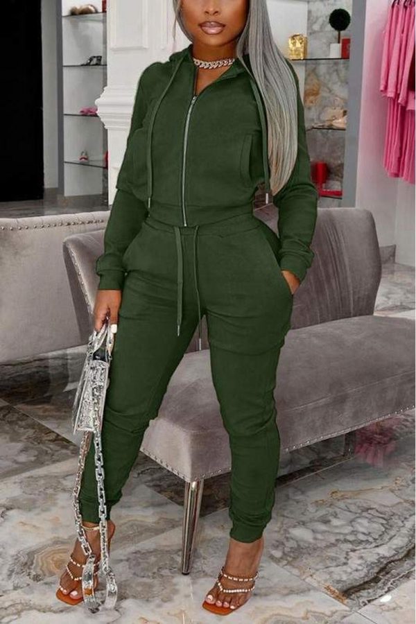 HOODIE JACKET TRACKSUIT SET - Image 5