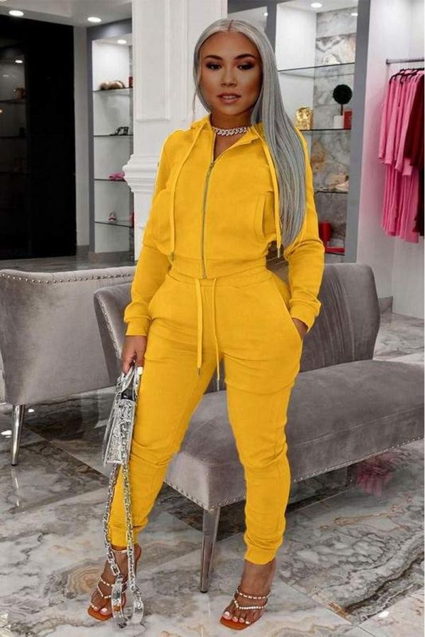 HOODIE JACKET TRACKSUIT SET - Image 4